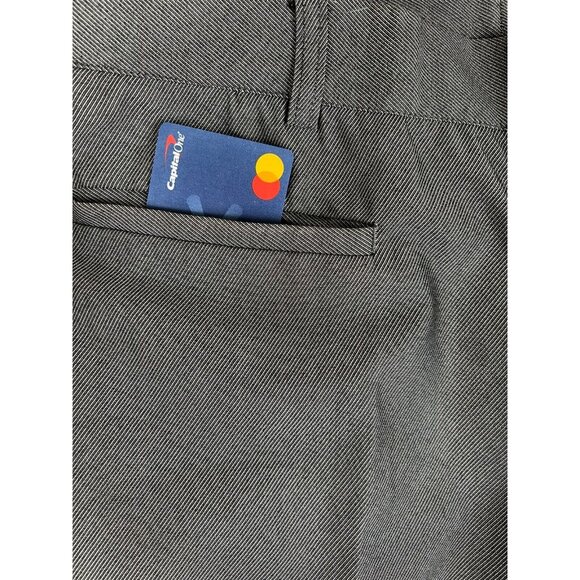 Versace Pants Women 29x32 Gray Black Flat Front Dress Slacks Work Casual - Picture 4 of 16